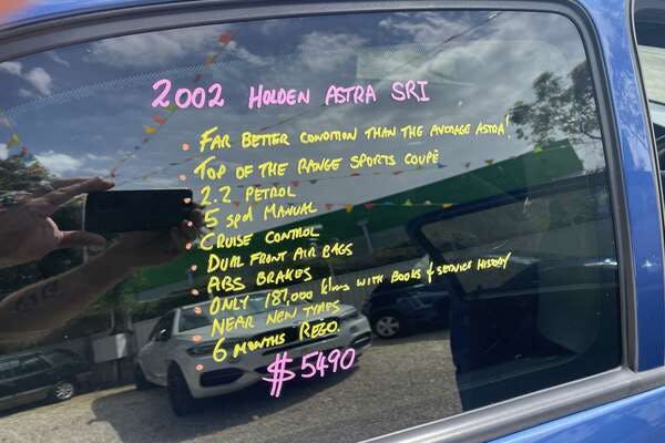 2002 Holden Astra SRi TS